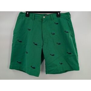 Polo Ralph Lauren Whale All Over Embroidered Shorts Men's‎ Size 35 Green